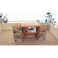 Horn Gemini Long Lift cabinet with accessory door storage detail