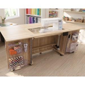 Horn Geni-e Super Maxi cabinet in a bright sewing studio