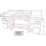 Horn Geni-e Super Maxi Cabinet Electric Lift - in use