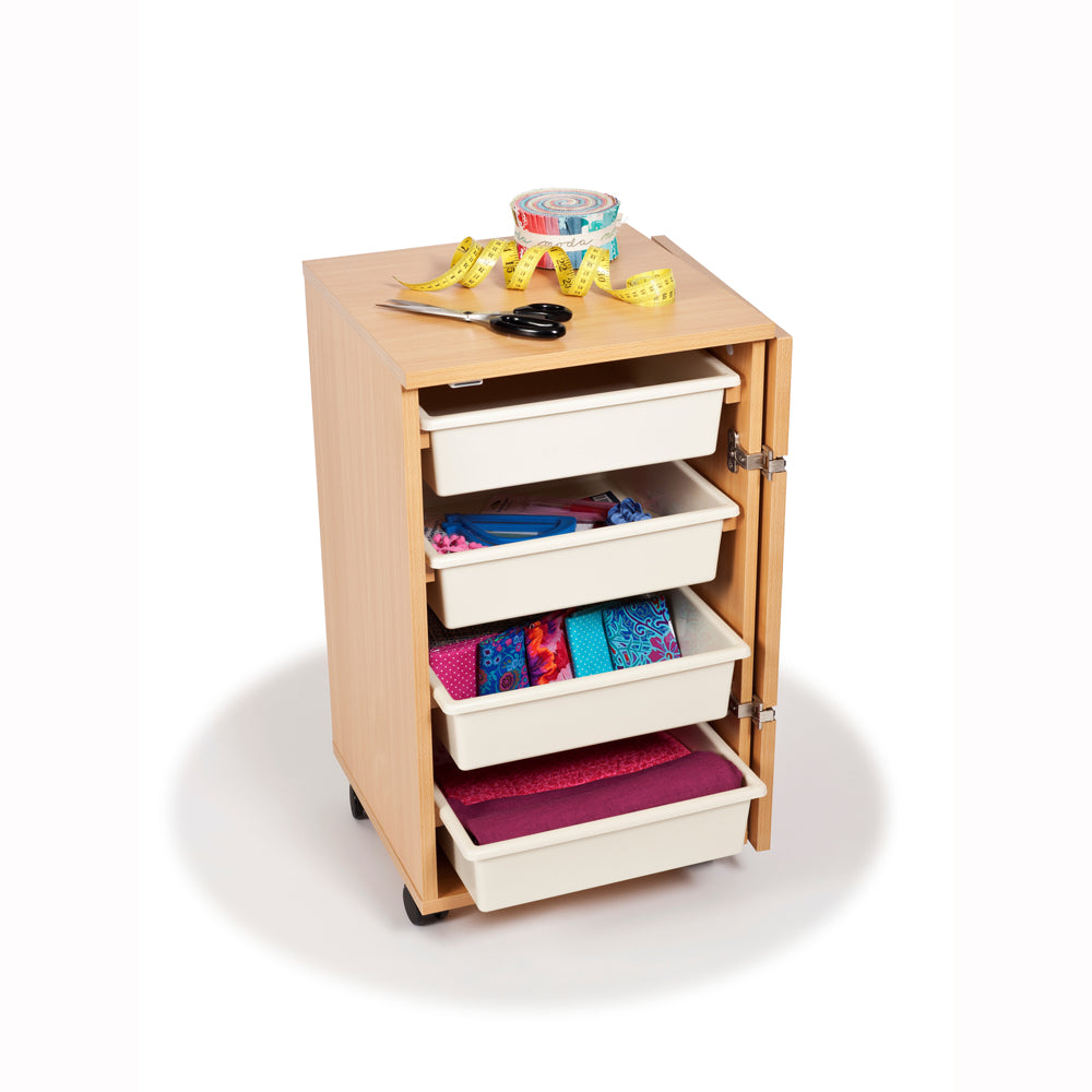 Horn Roll A Round 4 Tray Storage Cabinet