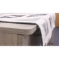 Close-up of the Horn Tasman cabinet's rounded worktop edge