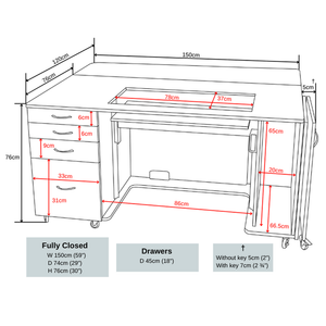 Horn Tasman Supermaxi Cabinet Electric Lift - in use