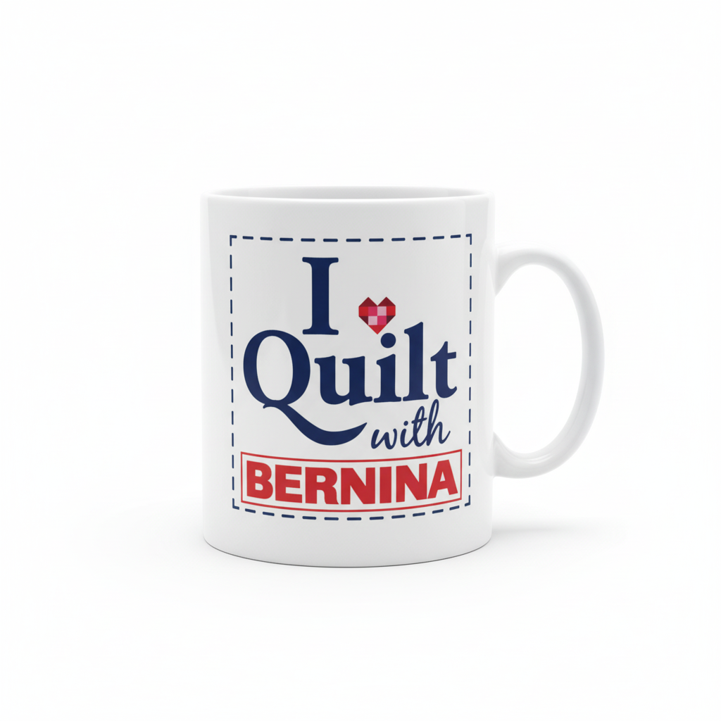 I Quilt with Bernina Mug