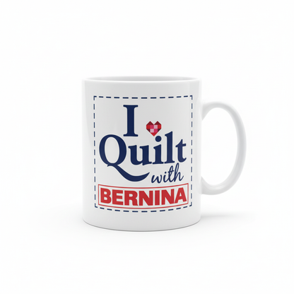 I Quilt with Bernina Mug