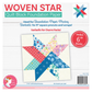 It's Sew Emma Woven Star foundation paper piecing pad 6 inch