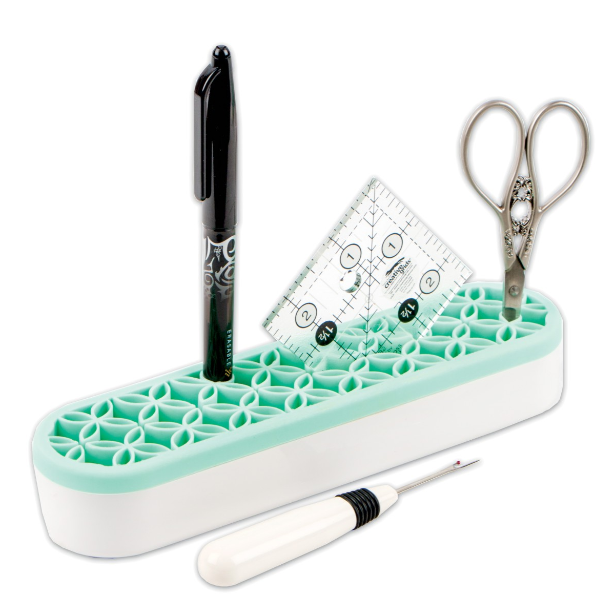 It's Sew Emma Stash n Store Large mint green quilting organizer