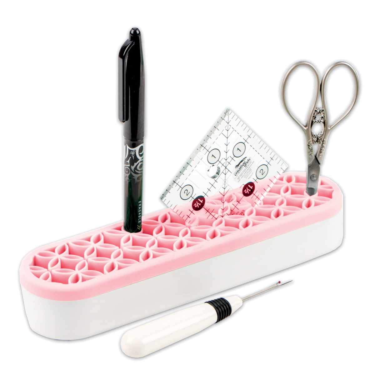 It's Sew Emma Stash n Store Large pink quilting organizer