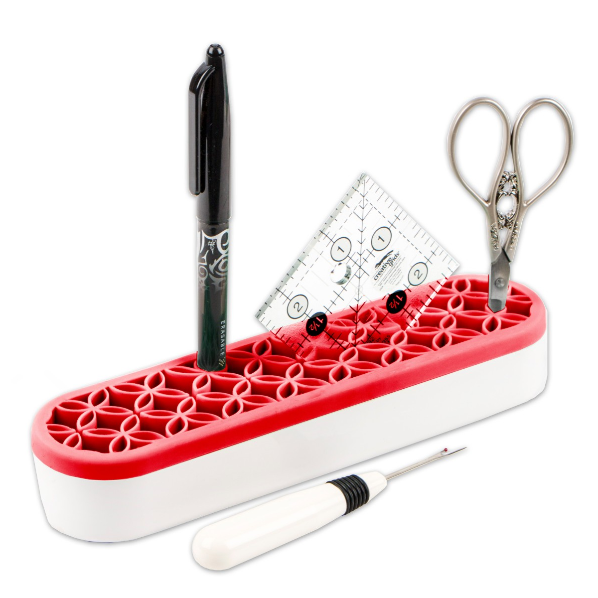 It's Sew Emma Stash n Store Large red quilting organizer