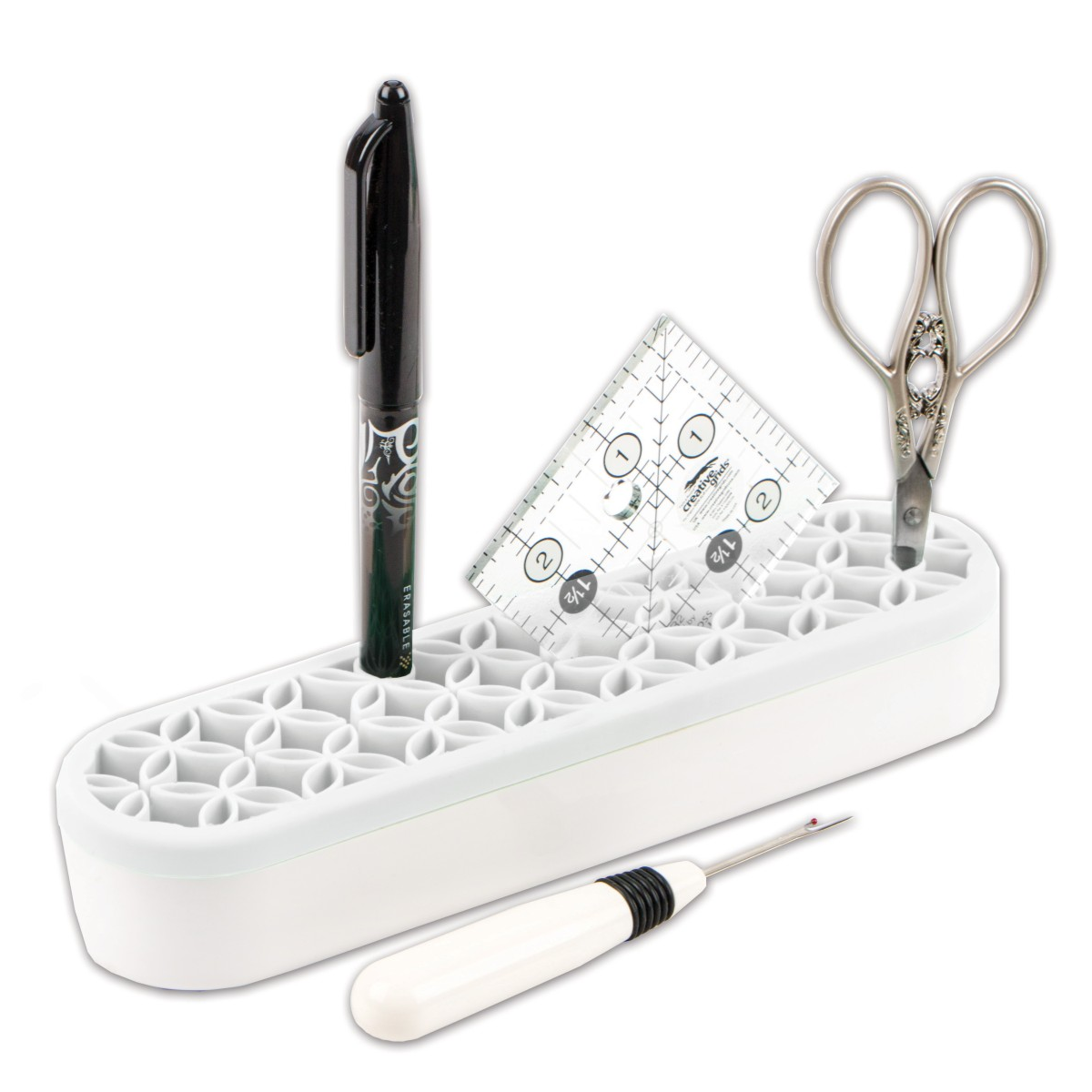 It's Sew Emma Stash n Store Large white quilting organizer