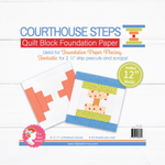 It's Sew Emma Courthouse Steps foundation paper 12 inch