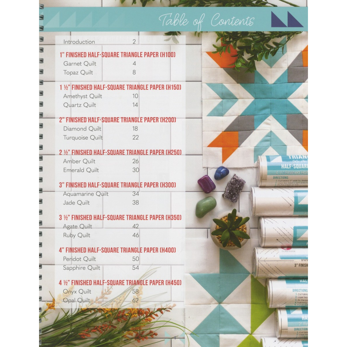 It's Sew Emma Triangle on a Roll Quilts Book lifestyle shot for quilters