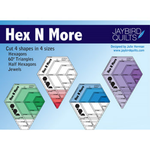 Jaybird Hex N More Ruler - quilting ruler and template