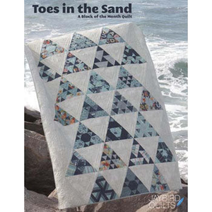 Jaybird Toes in the Sand - A Block of the Month - quilting ruler and template