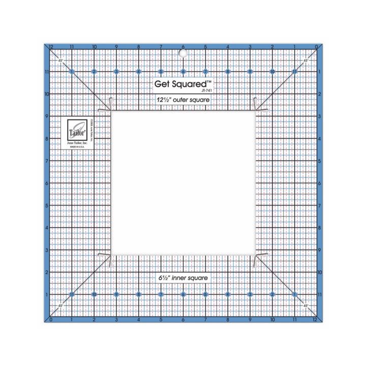 June Tailor Get Squared Ruler 12½" & 6½"