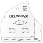 June Tailor Face Mask Ruler 3-in-1 template for small medium and large face masks
