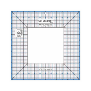 June Tailor Square quilting ruler - acrylic patchwork template