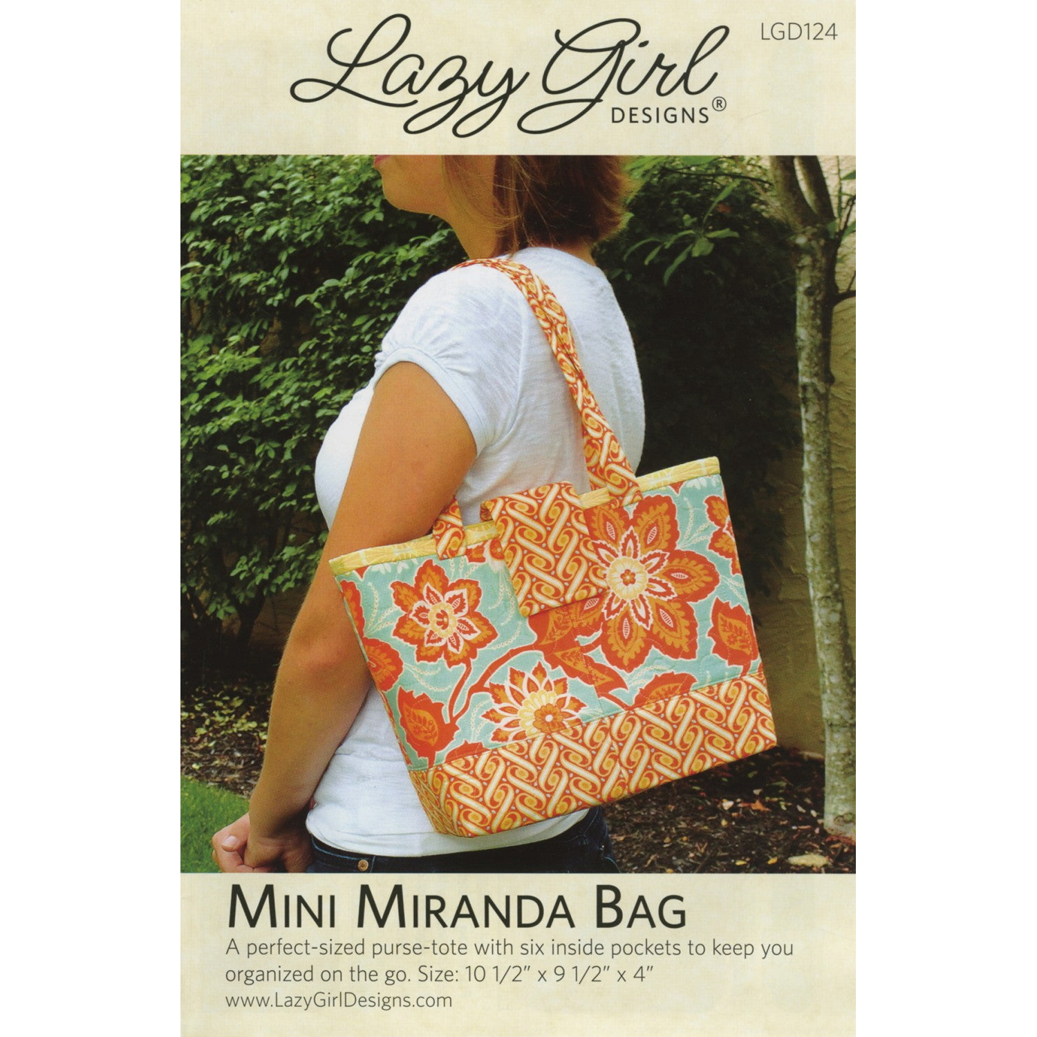Mini Miranda Bag Pattern - sewing pattern by Lazy Girl Designs