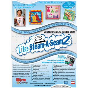 Lite Steam A Seam2, 5 Sheets 9" x 12"