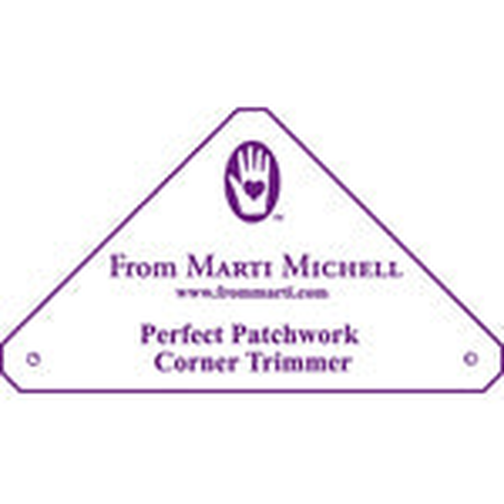 Marti Michell Perfect Corner Trimmer - quilting ruler and template