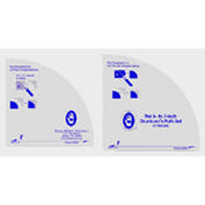Marti Michell PP Template Drunkards Path 6" -7"