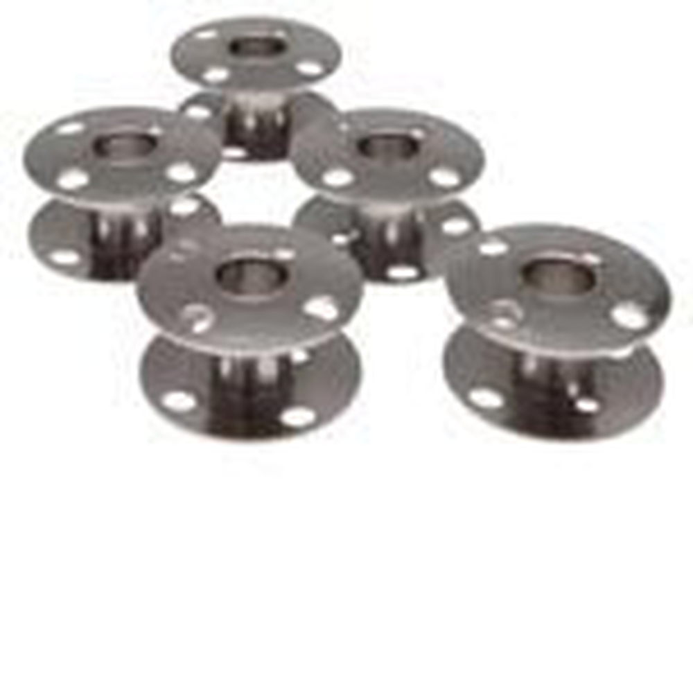 Metal Bobbins Top Loading Drop In Pack of 5 - Crown Point fabric for quilting and patchwork