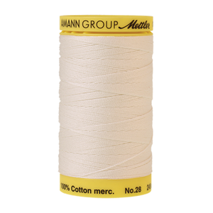 Mettler sewing thread spool in Candlewick (3000) - 28wt 248m