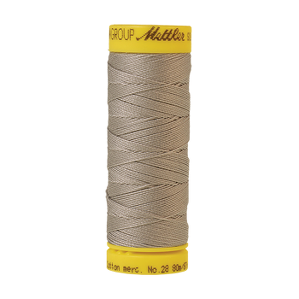 Mettler sewing thread spool in Ash Mist (0331) - 28wt 80m