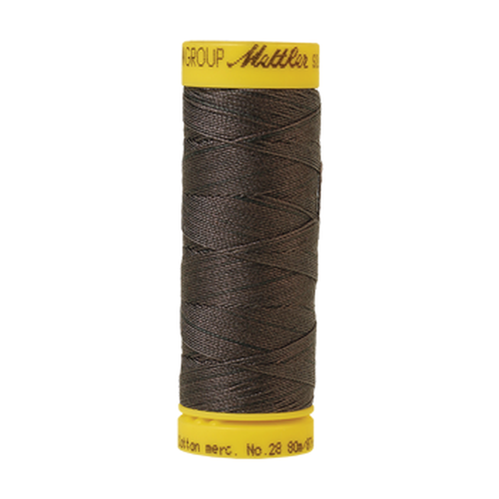 Mettler sewing thread spool in Charcoal (1282) - 28wt 80m