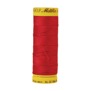 Mettler sewing thread spool in Country Red (0504) - 28wt 80m
