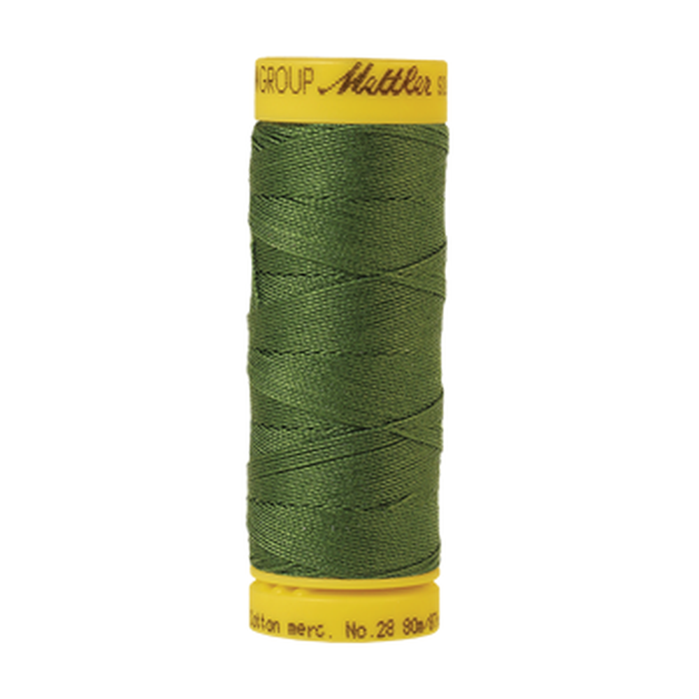 Mettler sewing thread spool in Cypress (0886) - 28wt 80m