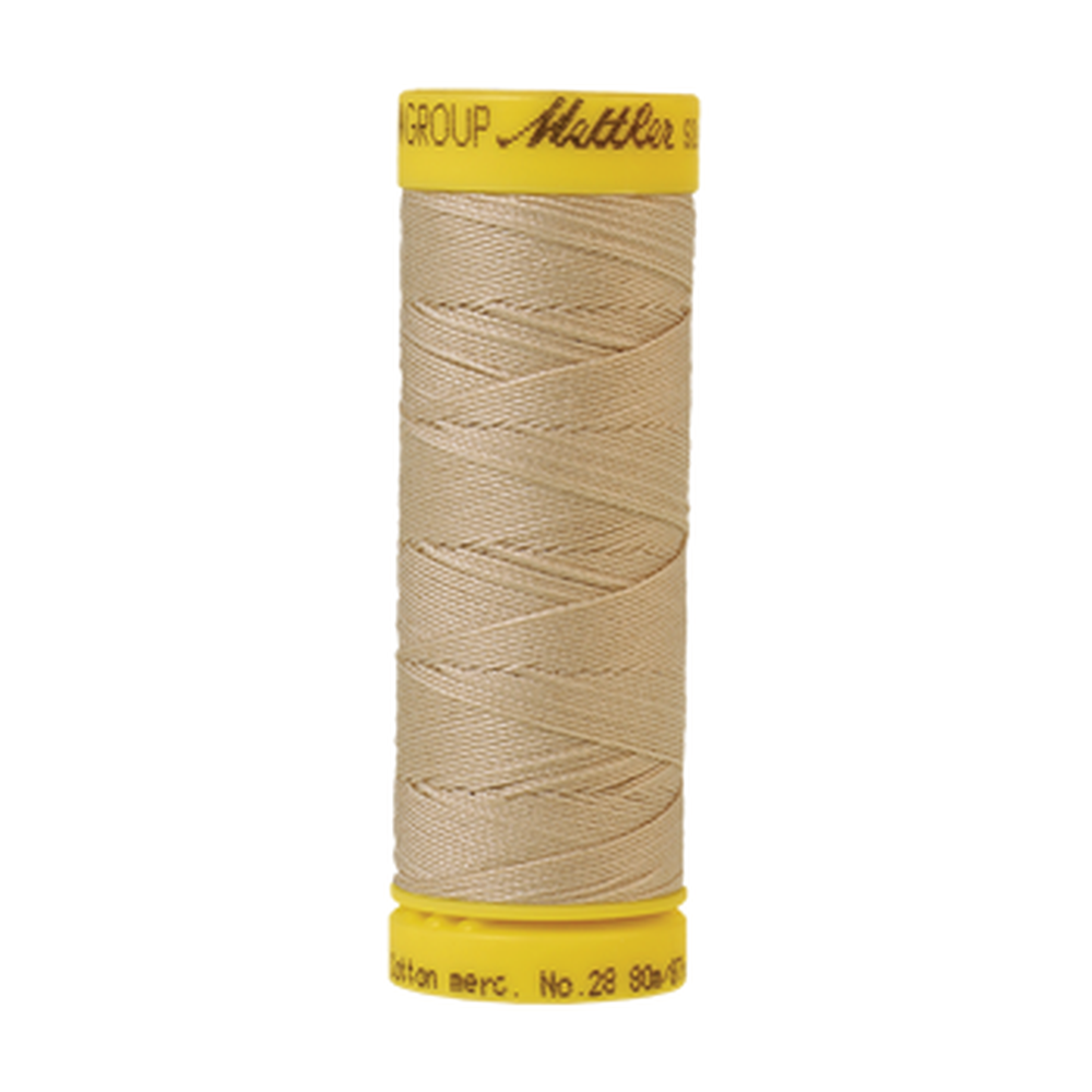Mettler sewing thread spool in Eggshell (1000) - 28wt 80m