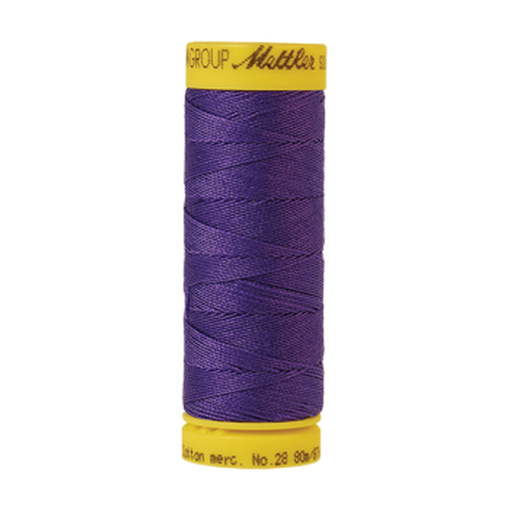 Mettler sewing thread spool in Iris Blue (0030) - 28wt 80m