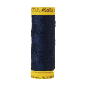 Mettler sewing thread spool in Navy (0825) - 28wt 80m