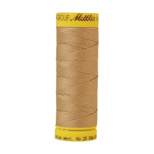 Mettler sewing thread spool in Oat Straw (0260) - 28wt 80m