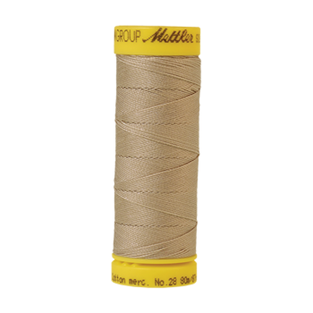 Mettler sewing thread spool in Straw (0538) - 28wt 80m