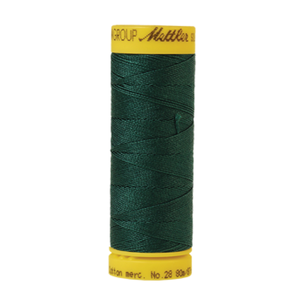 Mettler sewing thread spool in Swamp (0757) - 28wt 80m
