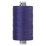 Mettler Silk Finish cotton quilting thread 40wt reel Iris Blue 0030
