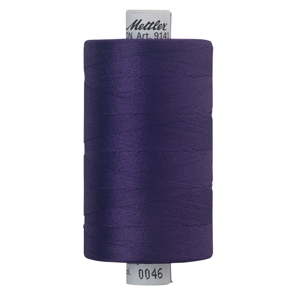 Mettler Silk Finish cotton quilting thread 40wt reel Deep Purple 0046