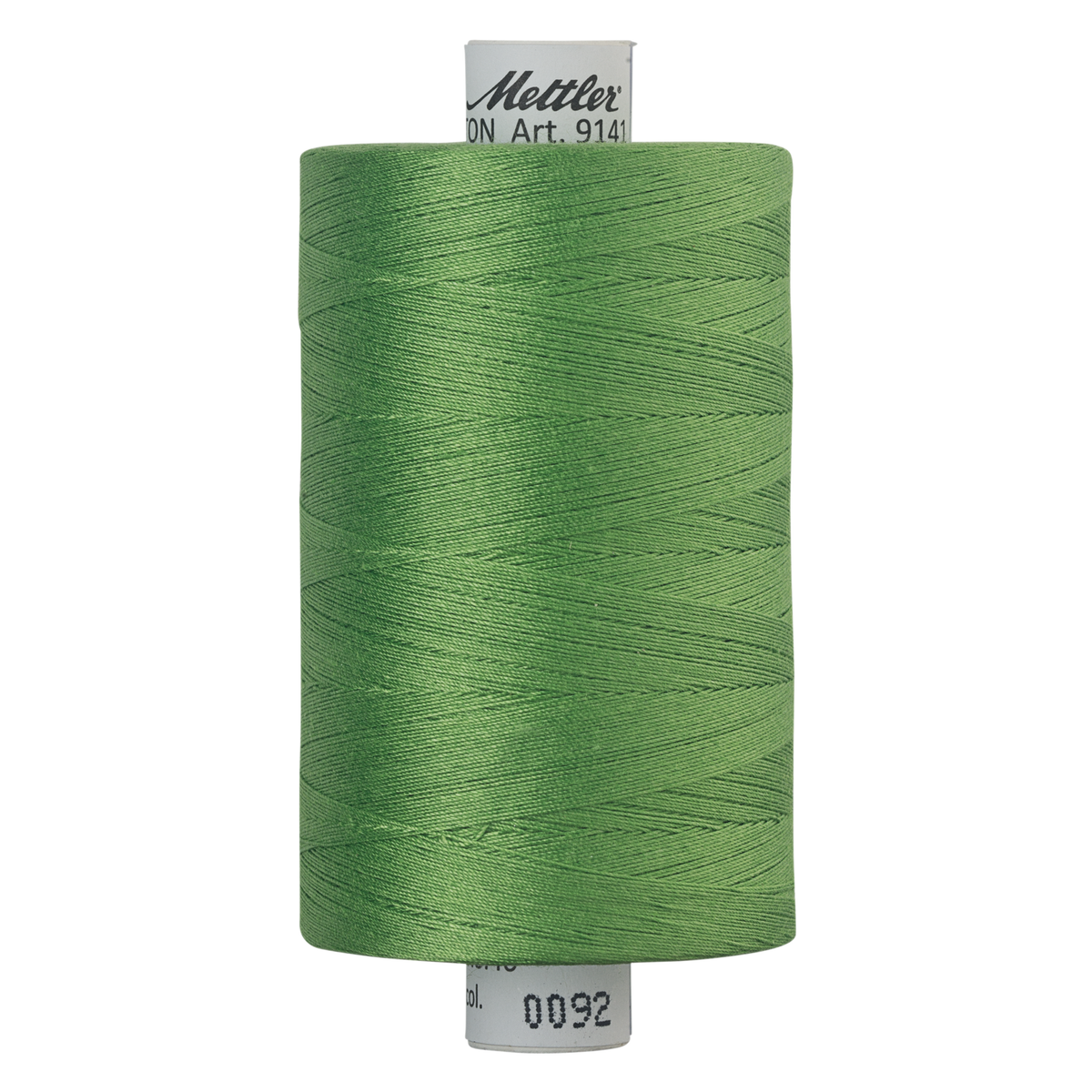Mettler Silk Finish cotton quilting thread 40wt reel Bright Mint 0092