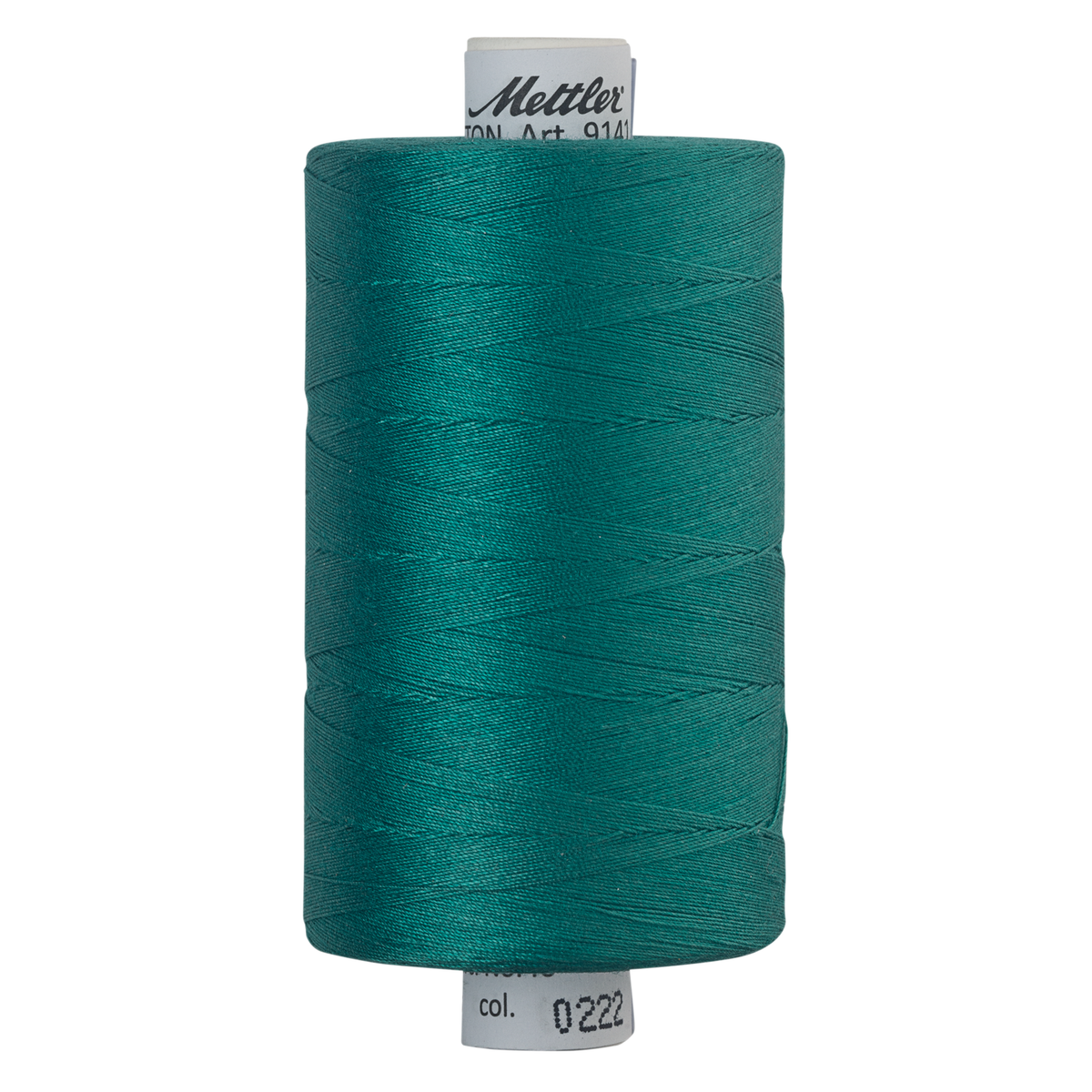 Mettler Silk Finish cotton quilting thread 40wt reel Green 0222