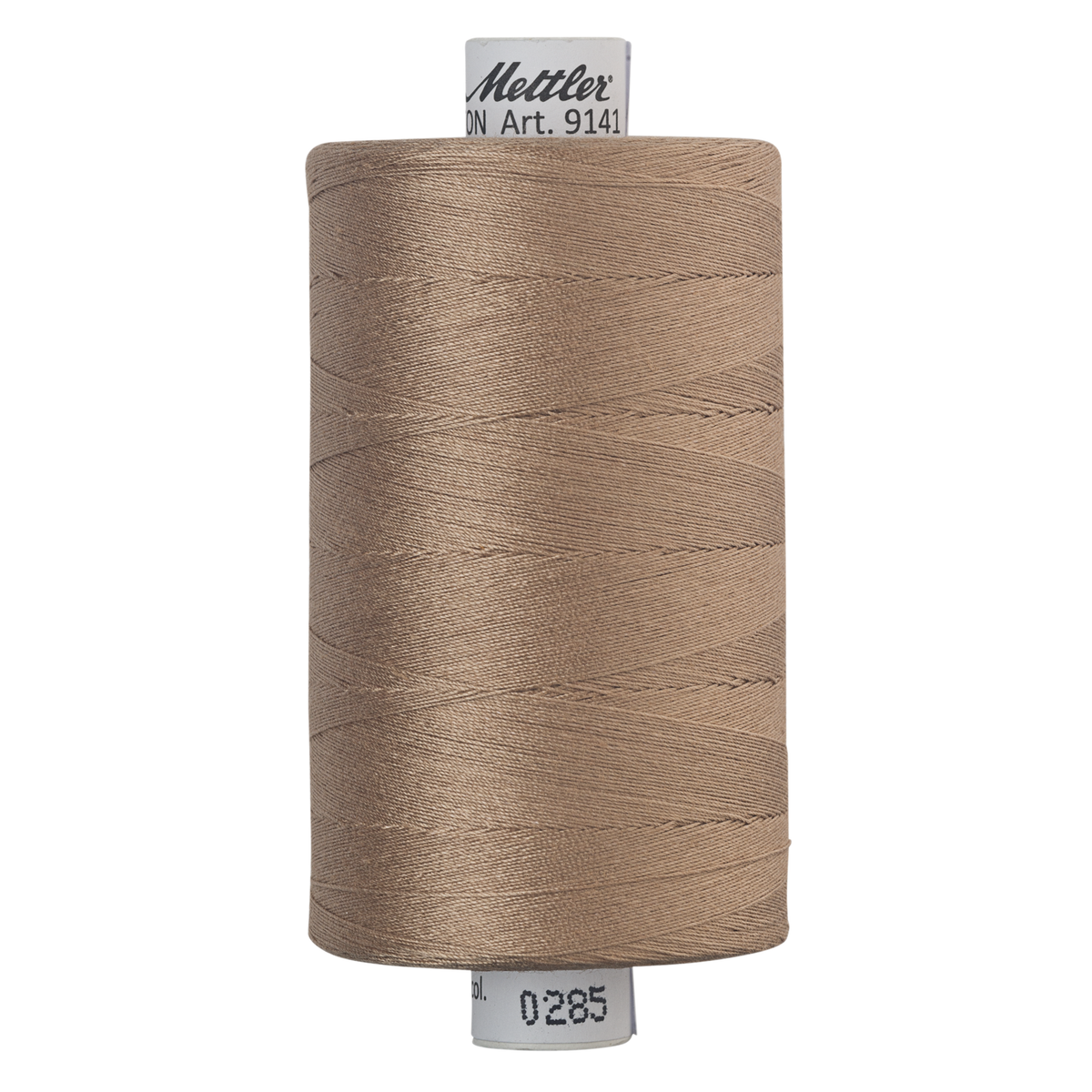 Mettler Silk Finish cotton quilting thread 40wt reel Caramel Cream 0285