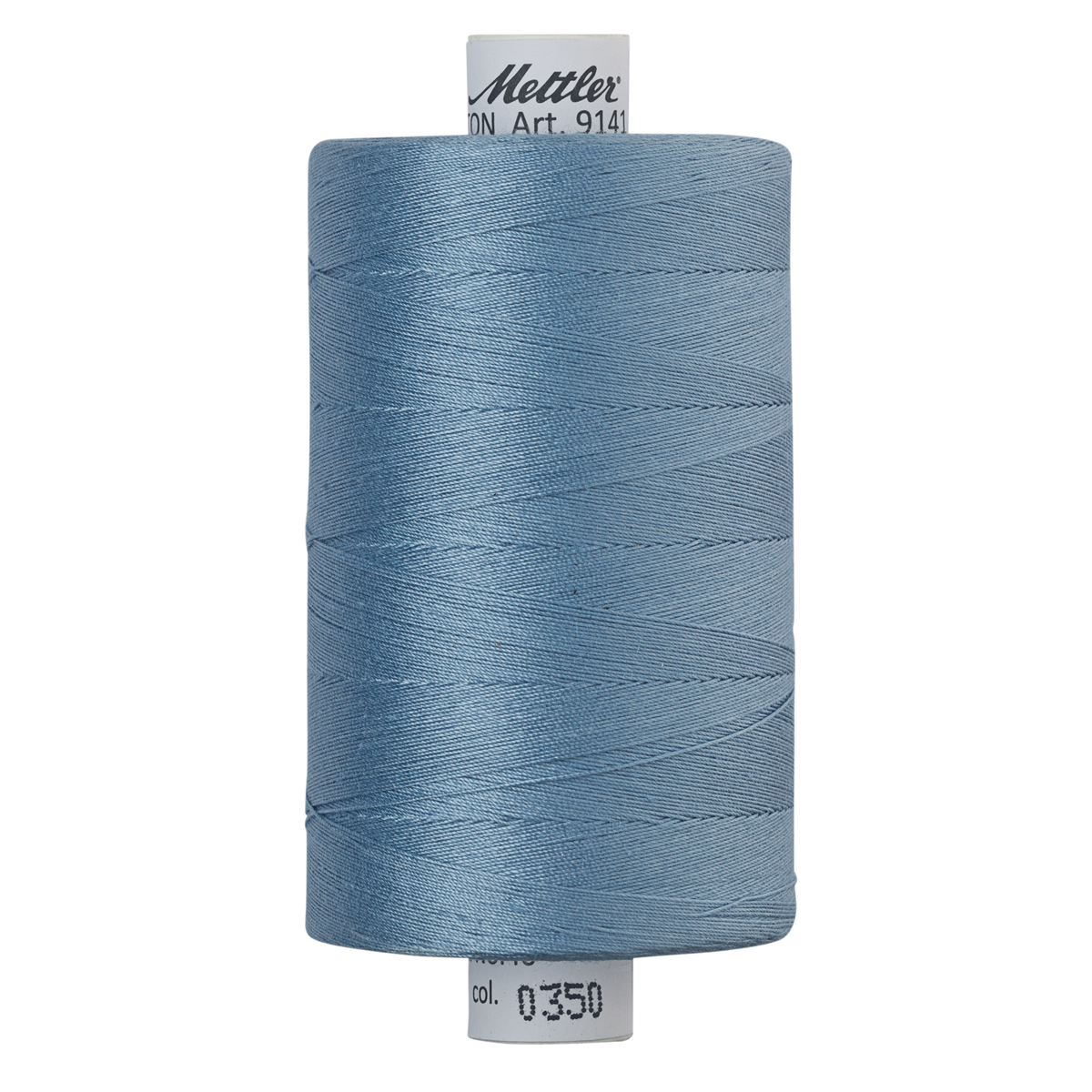 Mettler Silk Finish cotton quilting thread 40wt reel Summer Sky 0350