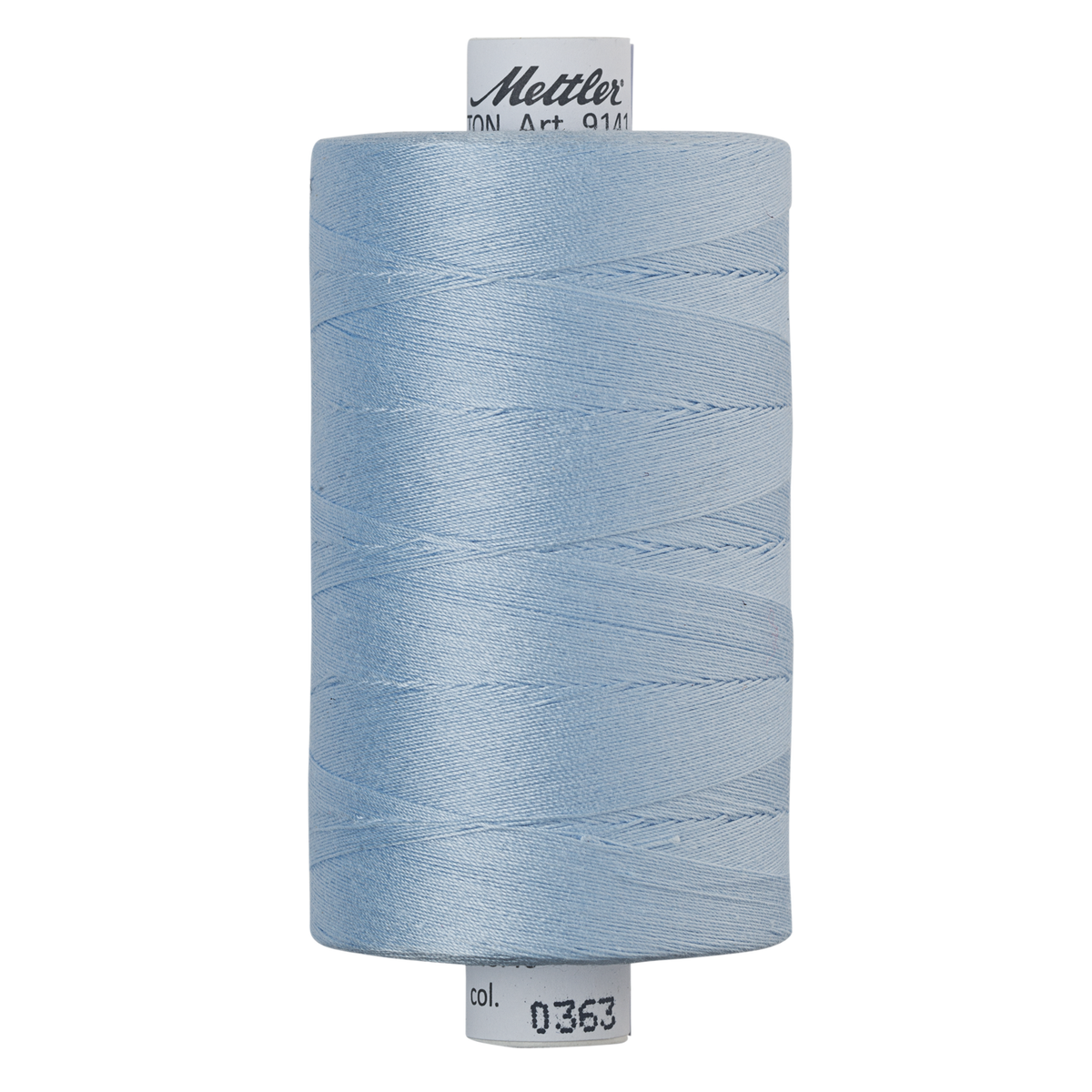 Mettler Silk Finish cotton quilting thread 40wt reel Ice Cap 0363