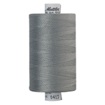 Mettler Silk Finish cotton quilting thread 40wt reel Titan Gray 0413
