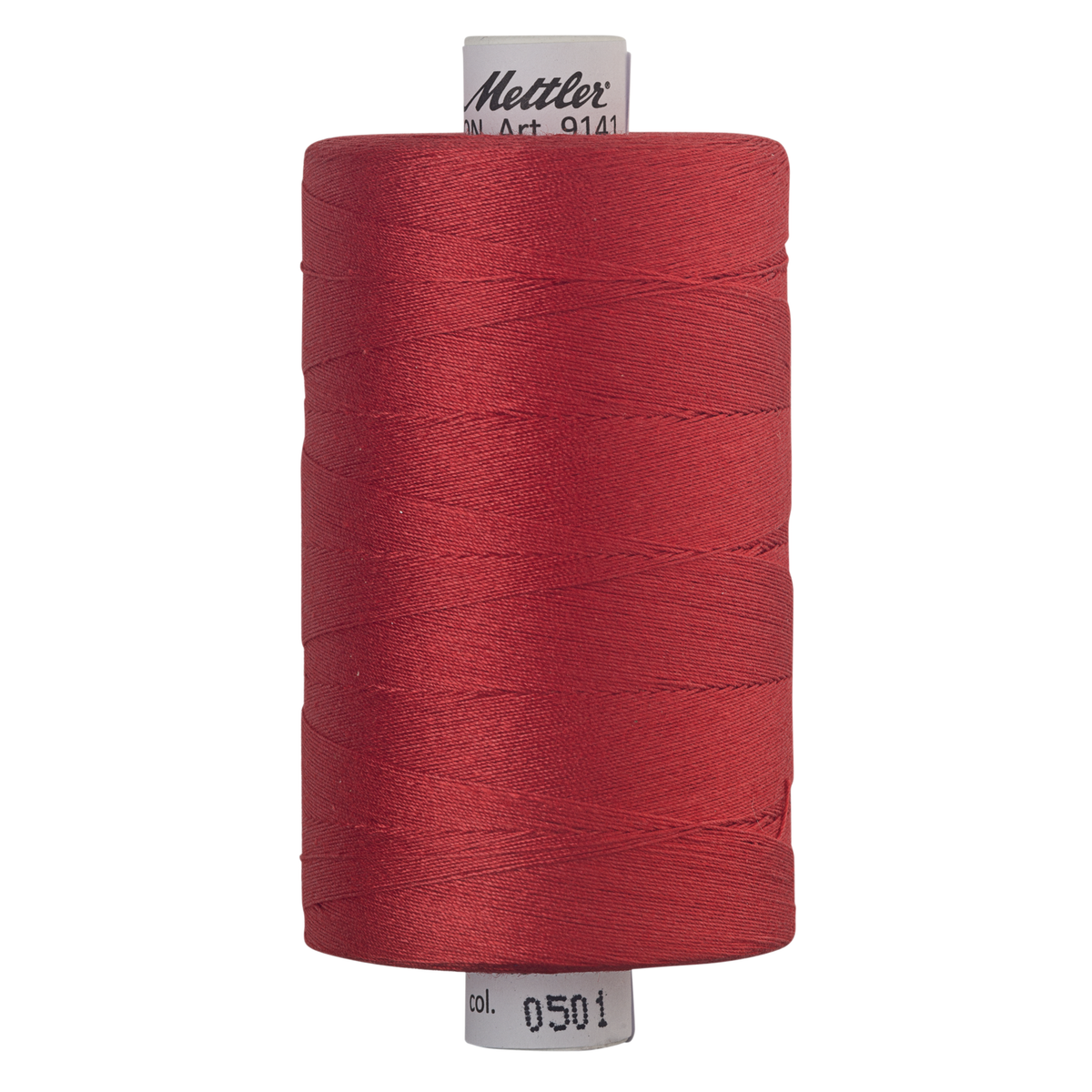 Mettler Silk Finish cotton quilting thread 40wt reel Wildfire 0501