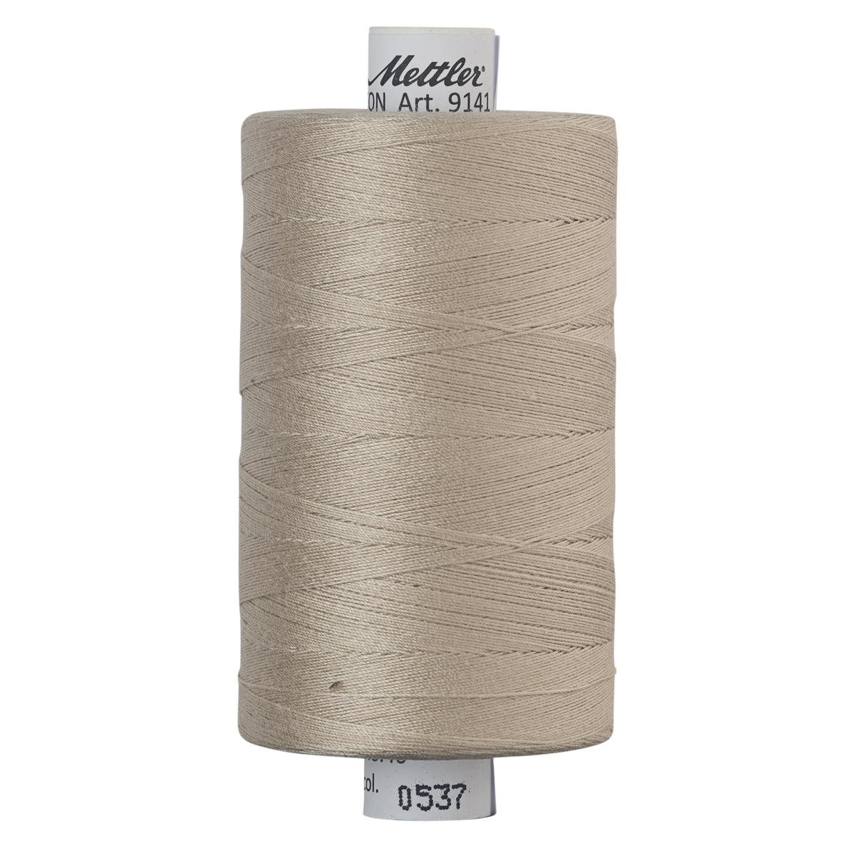 Mettler Silk Finish cotton quilting thread 40wt reel Oat Flakes 0537
