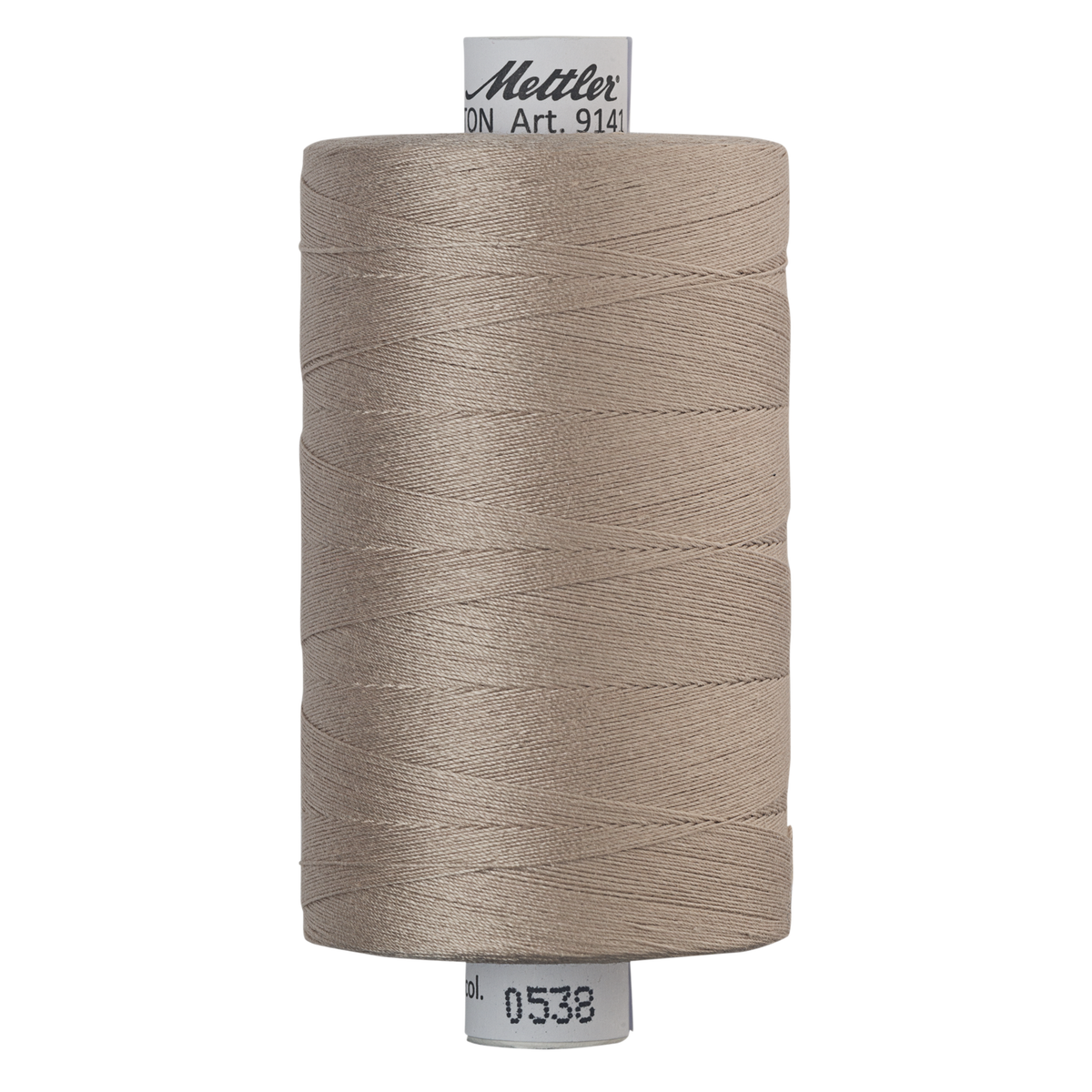 Mettler Silk Finish cotton quilting thread 40wt reel Straw 0538