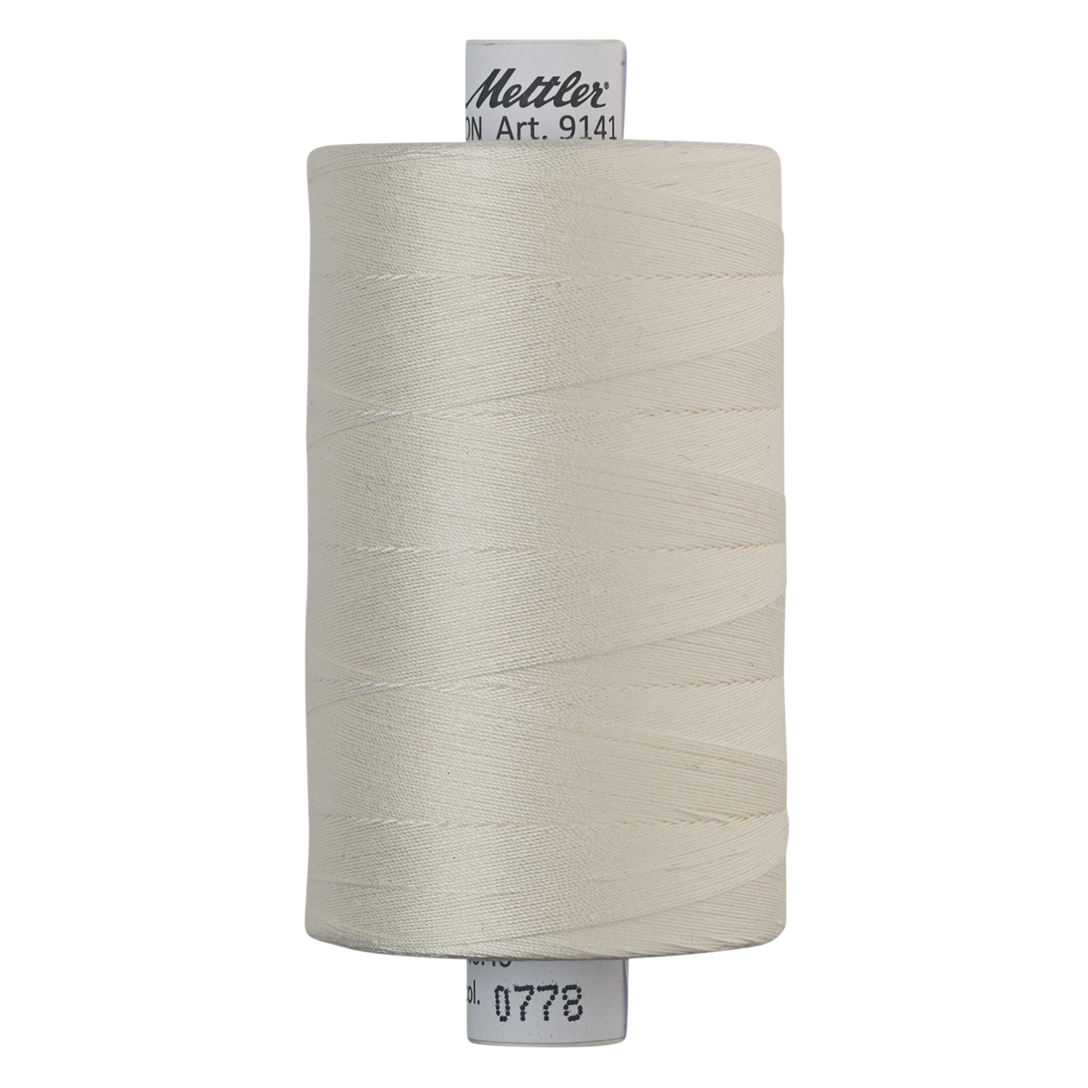 Mettler Silk Finish cotton quilting thread 40wt reel Muslin 0778