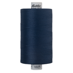 Mettler Silk Finish cotton quilting thread 40wt reel Navy 0825