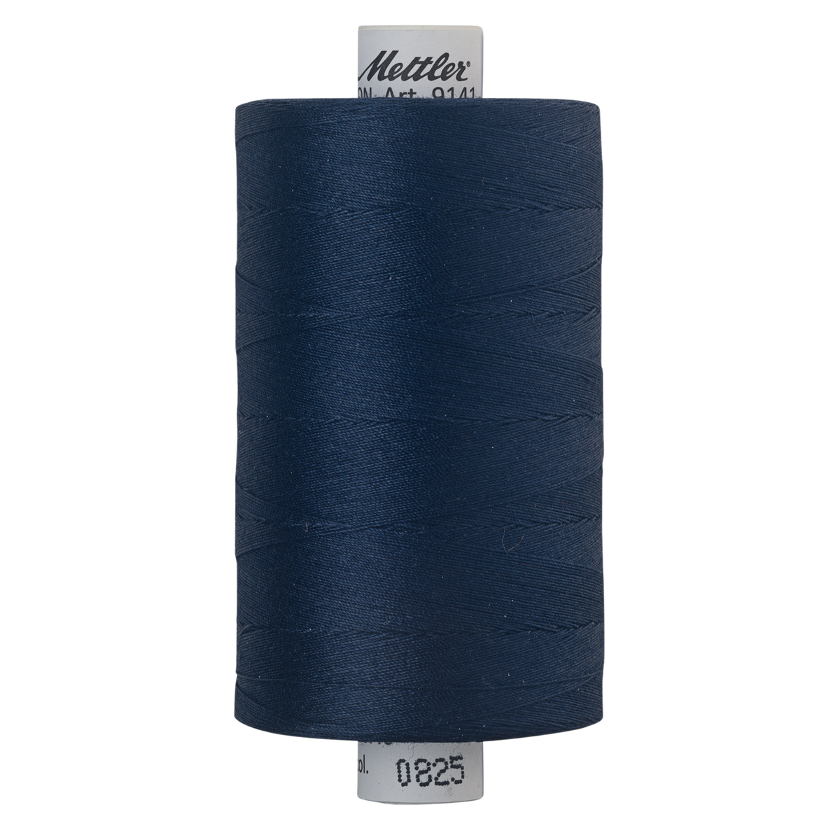 Mettler Silk Finish cotton quilting thread 40wt reel Navy 0825
